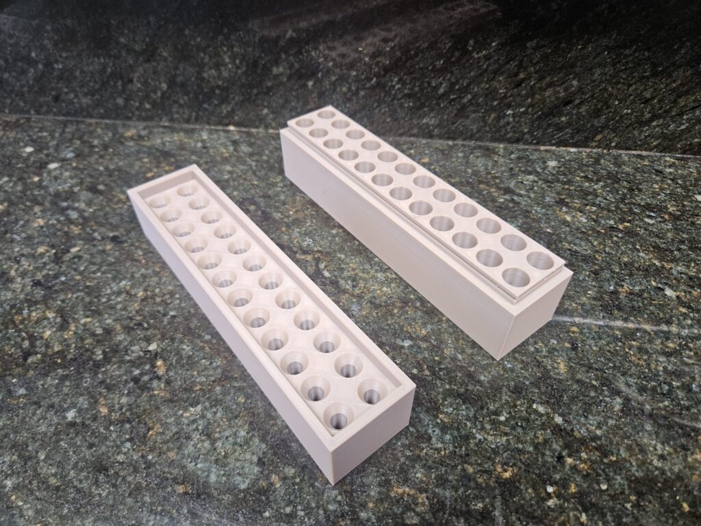 Custom 3d printed 24 round ammo box